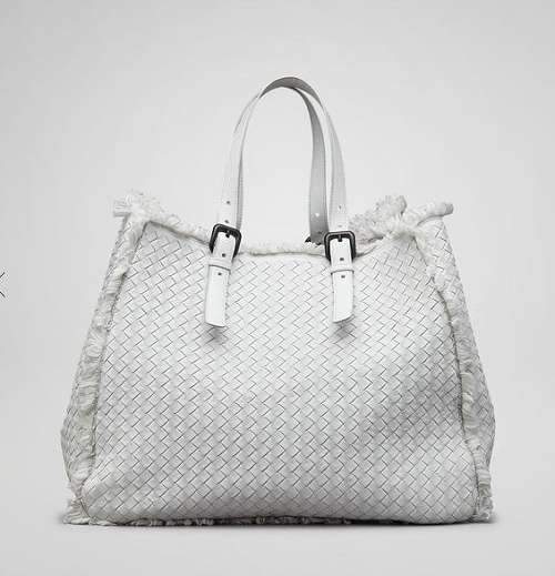 Bottega Veneta Real Lambskin Leather Handbag 1020 offwhite